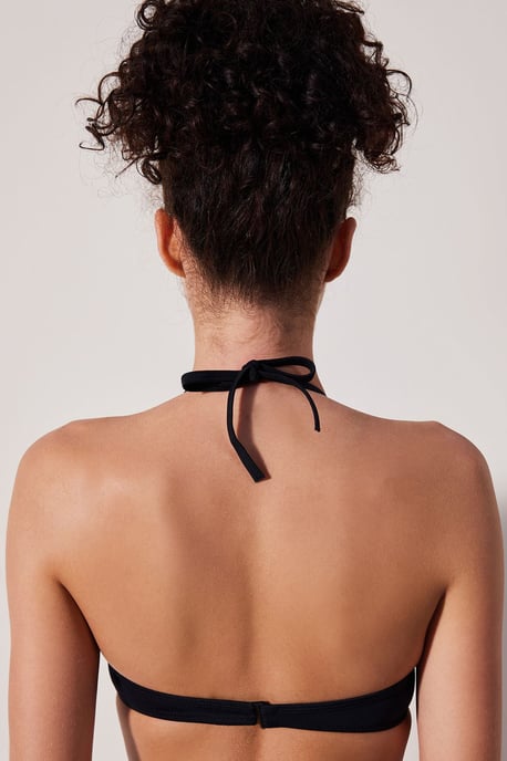 Blickdichte Unterwired Halter-Bikini-Oberteil - Image 2