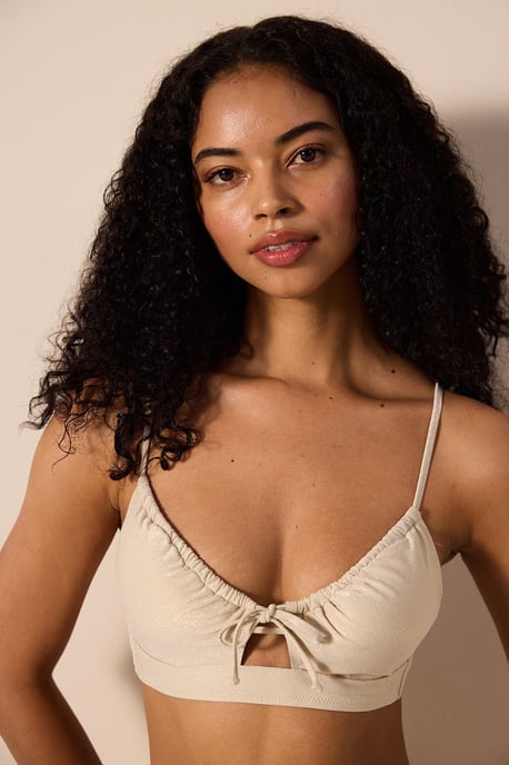 Glitzer Bralette Bikini Oberteil - Image 2