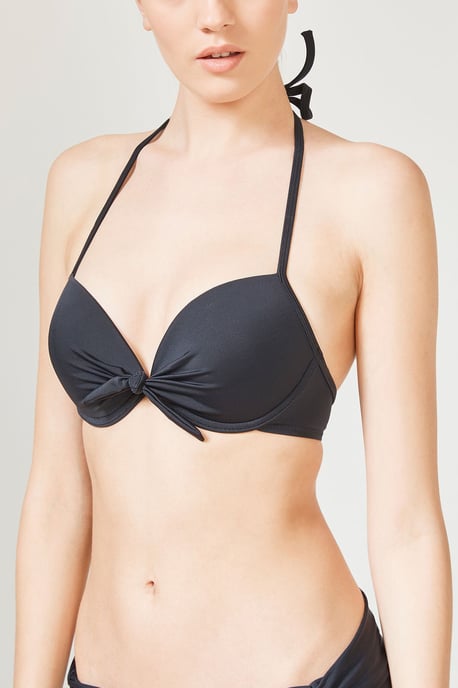 Vorgeformtes Bikini-Top mit Schleifendetail - Image 2