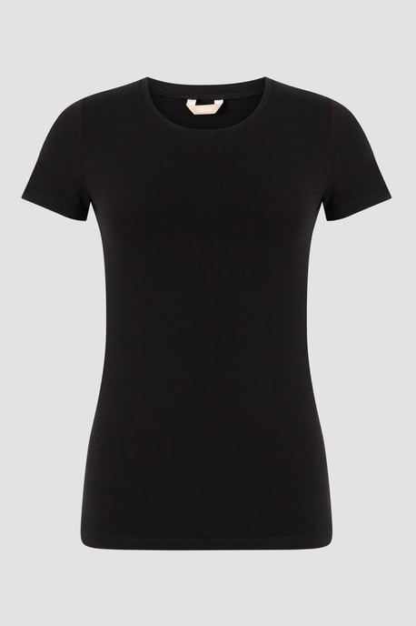Damen Slim Fit Rundhalsausschnitt T-Shirt - Image 3