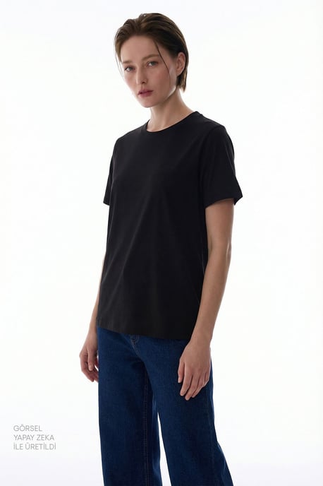 Übergroßes Langarm-Strickshirt mit Rundhalsausschnitt - Image 2