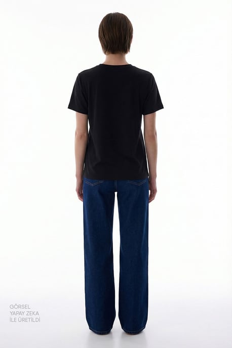 Übergroßes Langarm-Strickshirt mit Rundhalsausschnitt - Image 6