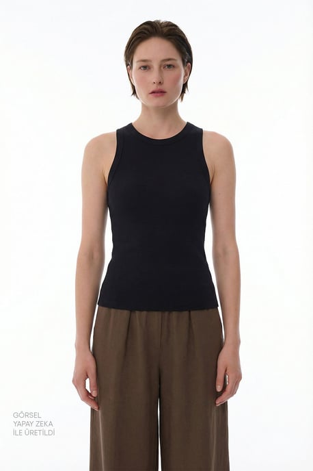 Rippenshirt aus Baumwolle - Image 1