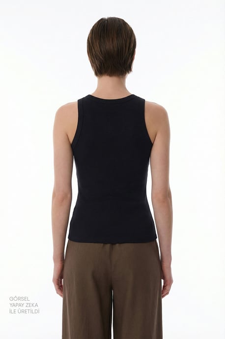 Rippenshirt aus Baumwolle - Image 2