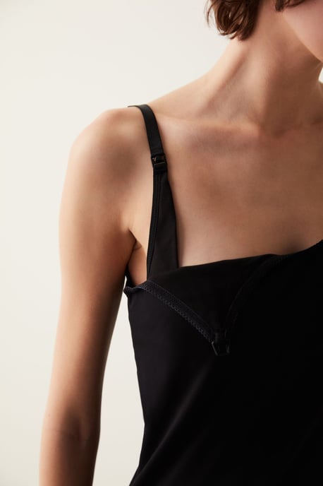 Damen Baumwoll-Mischung Adjustable Strap Top - Image 3