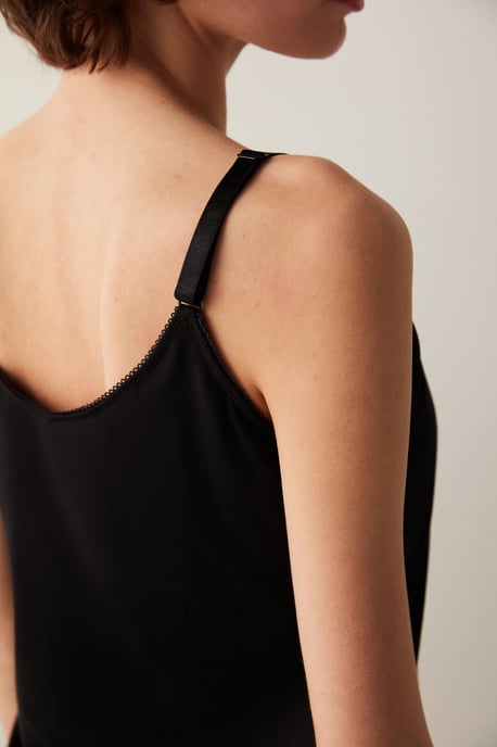 Damen Baumwoll-Mischung Adjustable Strap Top - Image 4