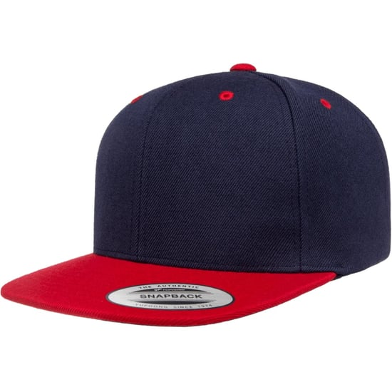 Flexfit - Snapback Mütze (Marineblau/Rot) - Image 1