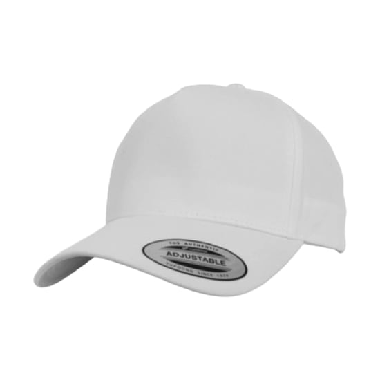 Flexfit - "Classic" Snapback Mütze 5 Segmente (Weiß) - Image 1