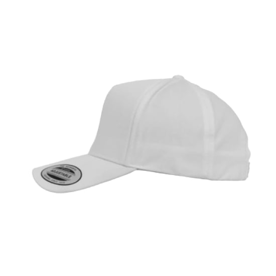 Flexfit - "Classic" Snapback Mütze 5 Segmente (Weiß) - Image 3