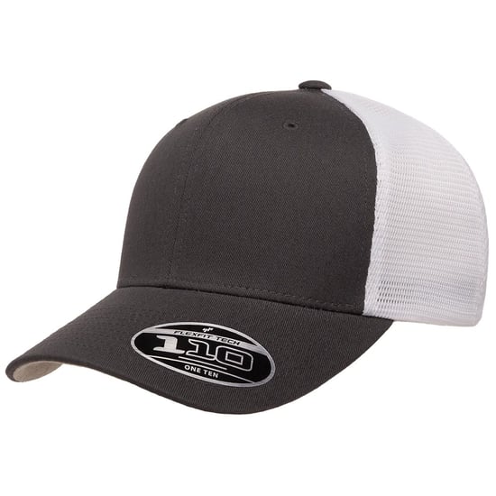 Flexfit - "110" Trucker Cap (Holzkohle/Weiß) - Image 1