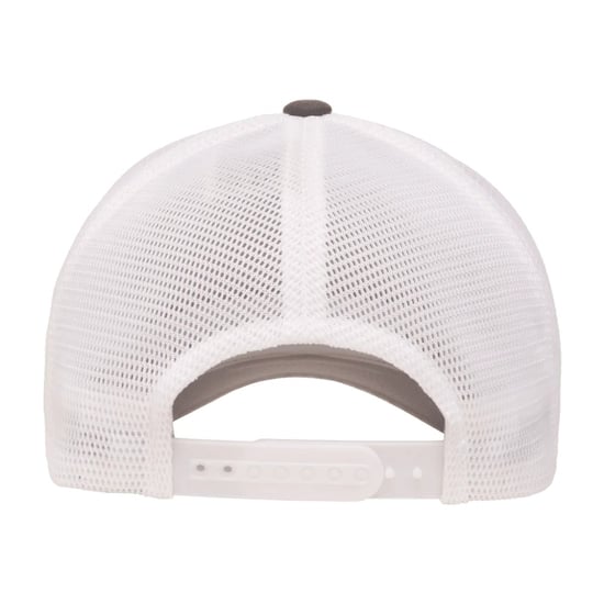 Flexfit - "110" Trucker Cap (Holzkohle/Weiß) - Image 2