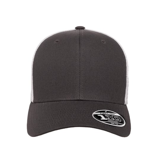 Flexfit - "110" Trucker Cap (Holzkohle/Weiß) - Image 3