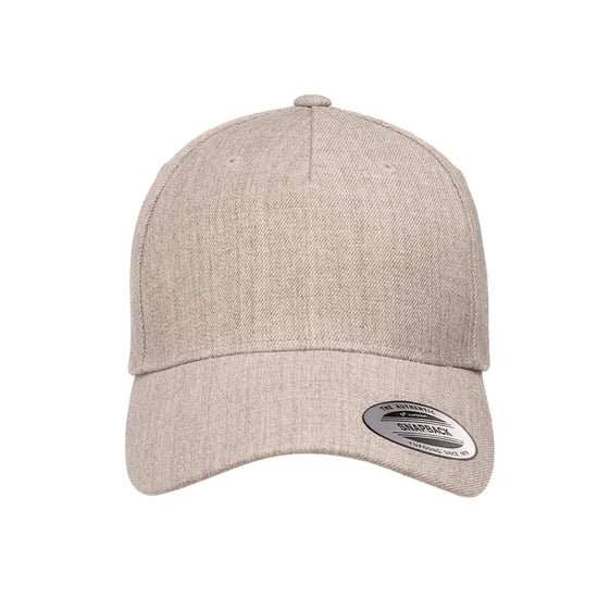 Flexfit - "YP Classics" Snapback Mütze 5 Segmente (Grau meliert) - Image 3