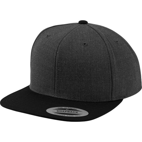 Flexfit - Snapback Mütze (Holzkohle/Schwarz) - Image 1