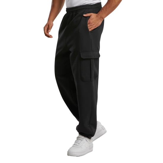 Urban Classics - "90s" Cargo Jogginghosen für Herren (Schwarz) - Image 3