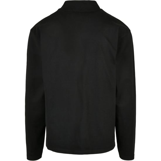 Urban Classics - T-Shirt Stehkragen für Herren Langärmlig (Schwarz) - Image 2