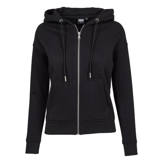Urban Classics - Hoodie mit durchgehendem Reißverschluss für Damen (Schwarz) - Image 1