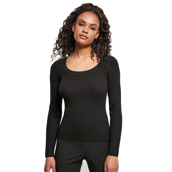 Urban Classics - Pullover Weite Öffnung für Damen Langärmlig (Schwarz) - Image 4