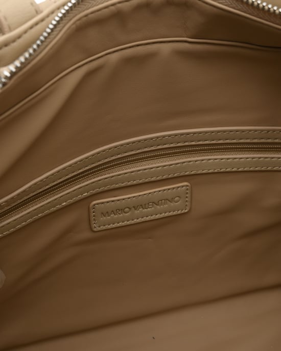 Mario Valentino Beige Polyurethan Damenhandtasche - Image 5