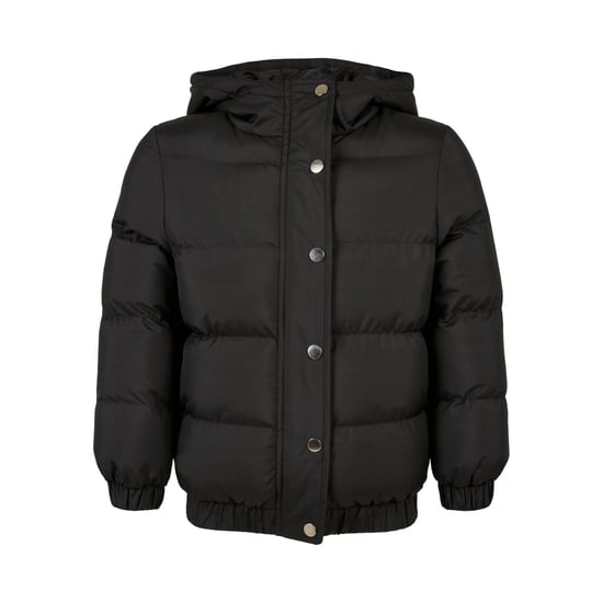 Urban Classics - Steppjacke mit Kapuze für Mädchen (Schwarz) - Image 1