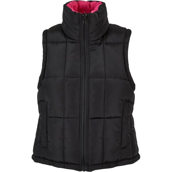 Urban Classics - Weste kurz geschnitten für Damen (Schwarz/Fuchsie) - Image 1
