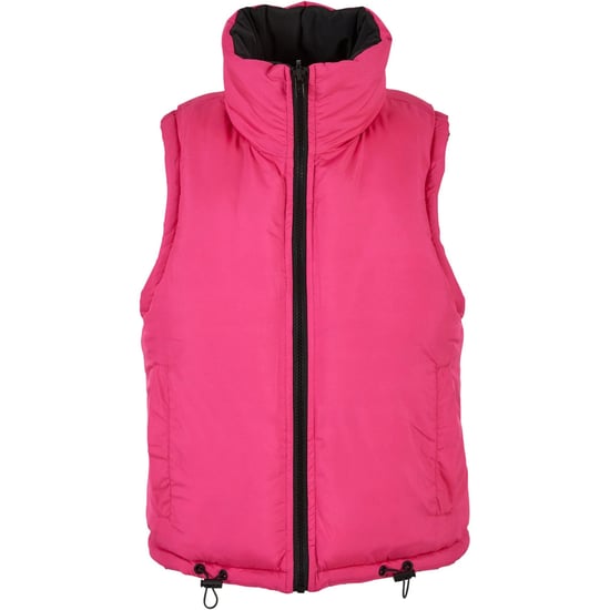 Urban Classics - Weste kurz geschnitten für Damen (Schwarz/Fuchsie) - Image 3