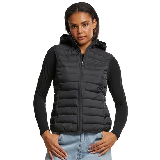 Urban Classics - Weste Wattiert für Damen (Schwarz) - Image 3