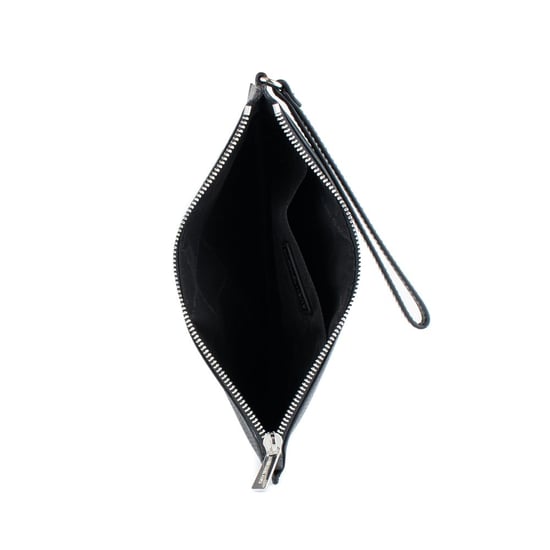 Michael Kors Schwarze Leder Clutch Tasche - Image 3