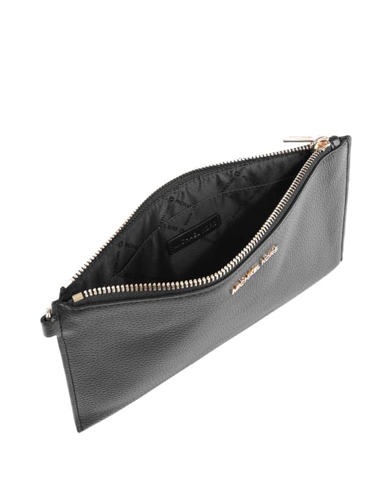 Michael Kors Schwarze Leder Clutch Tasche - Image 4