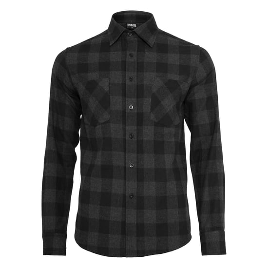 Urban Classics - Hemd für Herren (Schwarz/Holzkohle) - Image 1