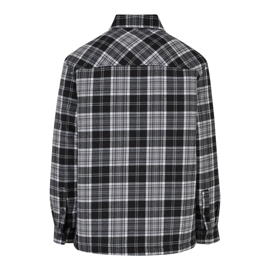 Urban Classics - Hemdjacke Wattiert für Herren (Schwarz/Weiß) - Image 2