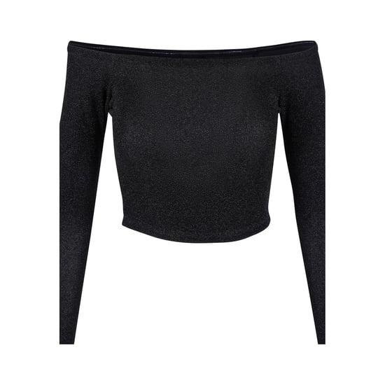 Urban Classics - Oberteil Schulterfrei für Damen Langärmlig (Schwarz) - Image 2