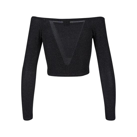 Urban Classics - Oberteil Schulterfrei für Damen Langärmlig (Schwarz) - Image 3