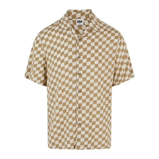 Urban Classics - Hemd Rundum bedruckt für Herren (Khaki) - Image 1