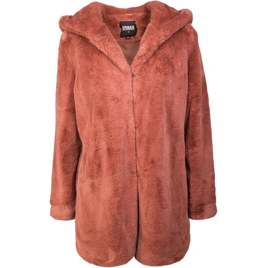 Urban Classics - Mantel mit Kapuze für Damen (Dunkelrosa) - Image 1