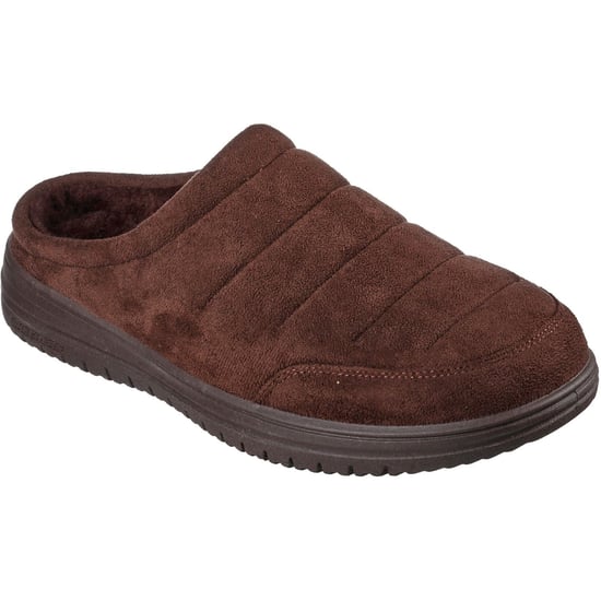 Skechers Relaxed Fit: Murette - Garvanza Mikrofaser Herren Schokolade Pantoletten - Image 1