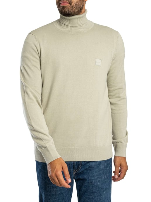 BOSS Akiro Rollkragenpullover, Beige - Image 1