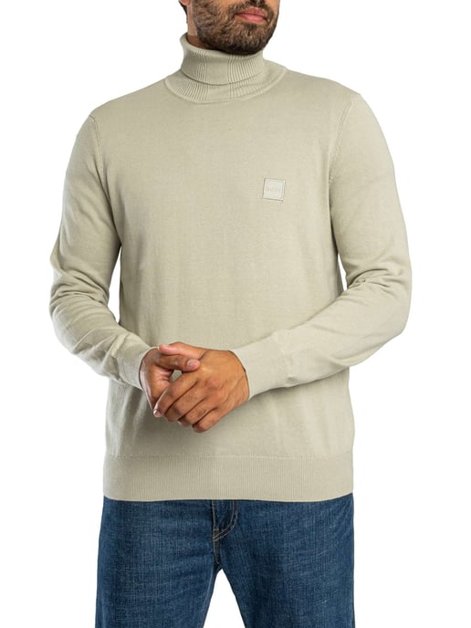 BOSS Akiro Rollkragenpullover, Beige - Image 2