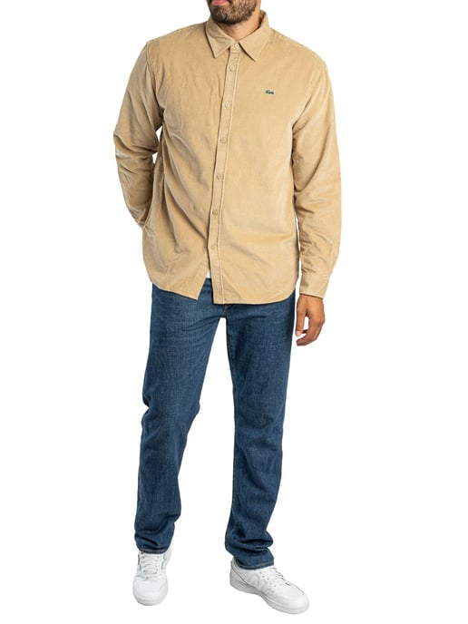 Lacoste Freizeithemd, Beige - Image 5