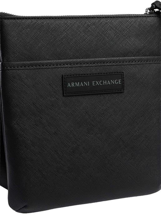 Armani Exchange Umhängetasche Mit Box-Logo, Schwarz - Image 5