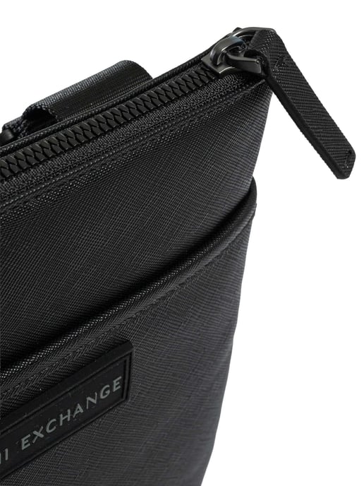 Armani Exchange Umhängetasche Mit Box-Logo, Schwarz - Image 6