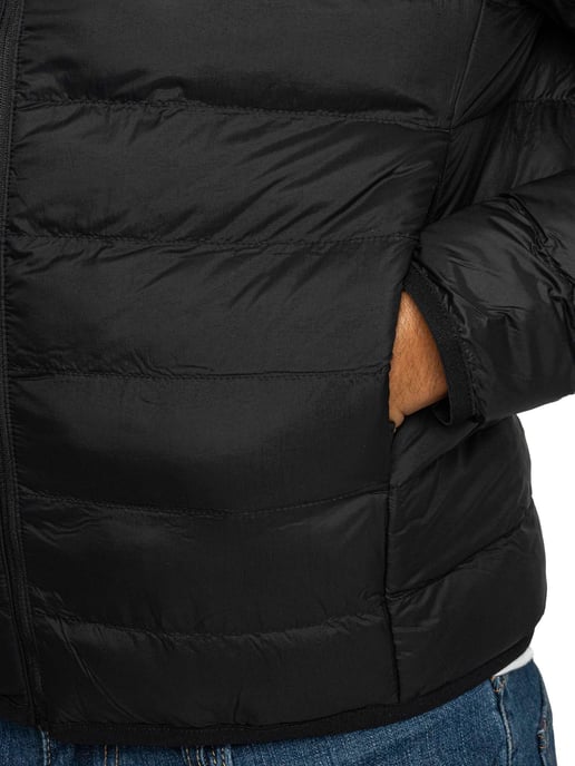 Lacoste Logo Puffer Jacke, Schwarz - Image 4