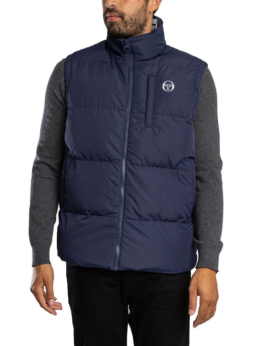 Sergio Tacchini Gepolsterte Weste, Blau - Image 2