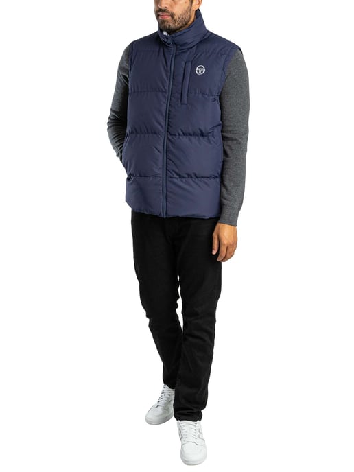 Sergio Tacchini Gepolsterte Weste, Blau - Image 6