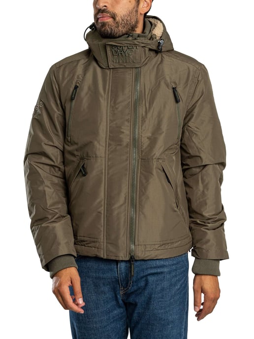 Superdry Arktis-Windjacke Mit Kapuze, Grün - Image 2
