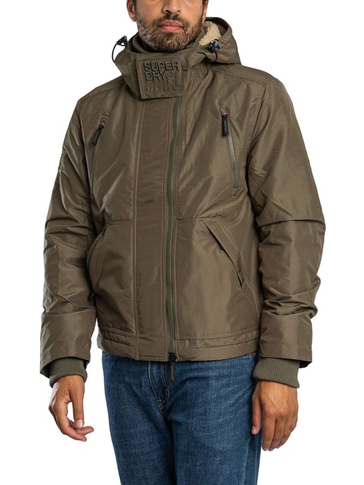 Superdry Arktis-Windjacke Mit Kapuze, Grün - Image 3
