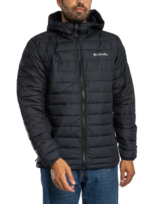 Columbia Powder Lite II Kapuzenjacke, Schwarz - Image 2