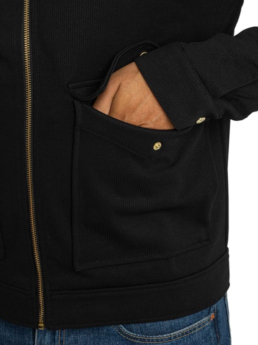Sergio Tacchini Neue Tommaso-Jacke Mit Kragen, Schwarz - Image 4