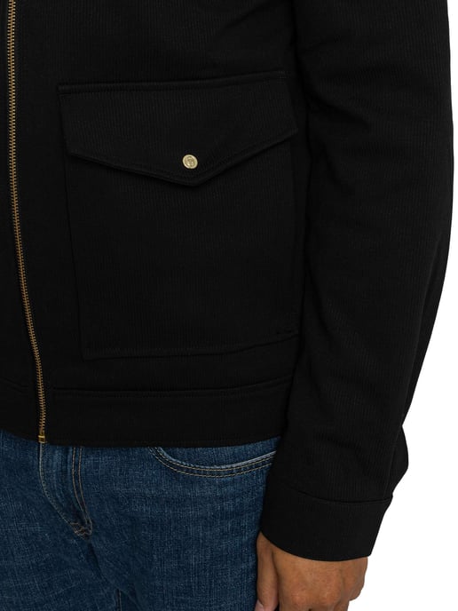 Sergio Tacchini Neue Tommaso-Jacke Mit Kragen, Schwarz - Image 5