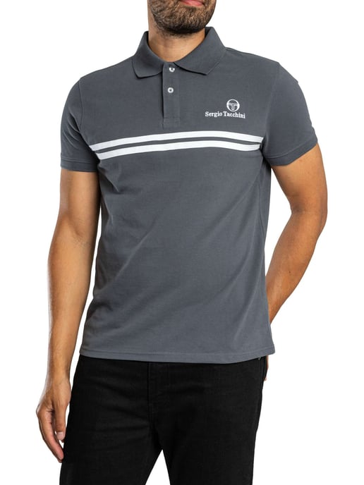 Sergio Tacchini Neues Supermac Poloshirt, Grau - Image 2